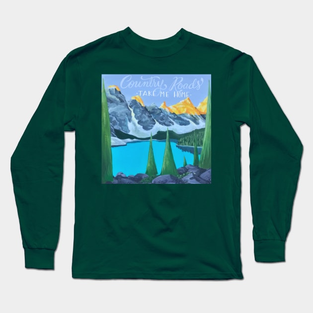 Mountain Mama Long Sleeve T-Shirt by Abigailsage